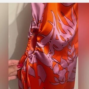 Christian Lacroix keyhole Floral dress